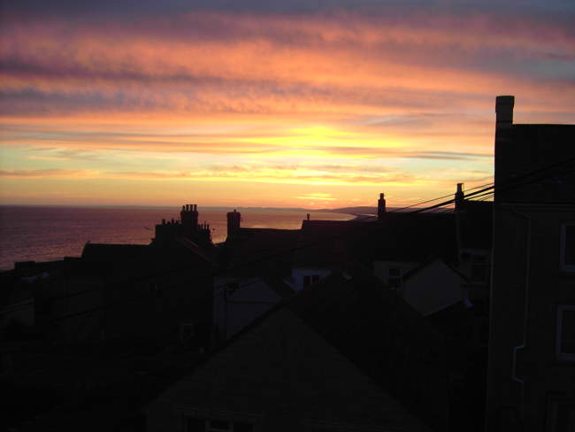 Sunset over Fortuneswell &copy; Ross Harrison
