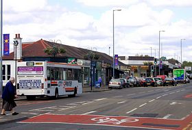 'Busy Ayr Road' Giffnock &copy; John Mcleish www.images-scotland