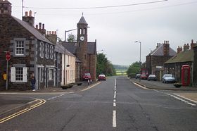 Main Street of Gordon loking east. &copy; Reginald Brown