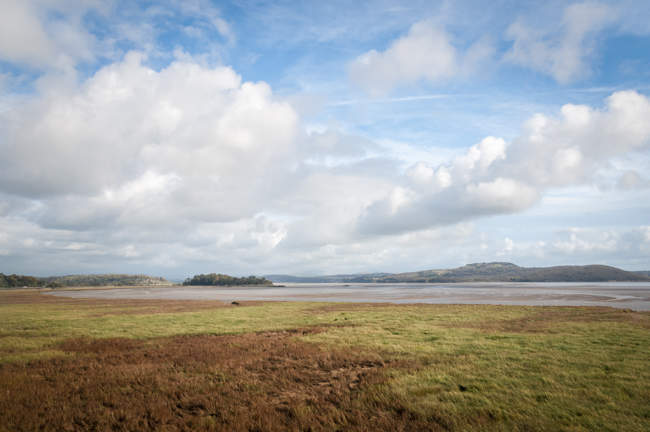 Looking across Morecambe Bay from Grange-over-Sands