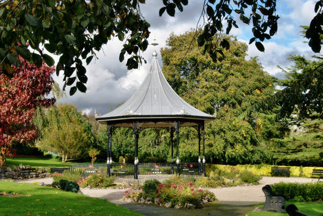 Bandstand in gardens, Grange-Over-Sands
