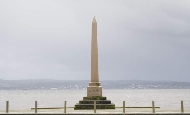 Tribute to Henry Bell in Helensburgh