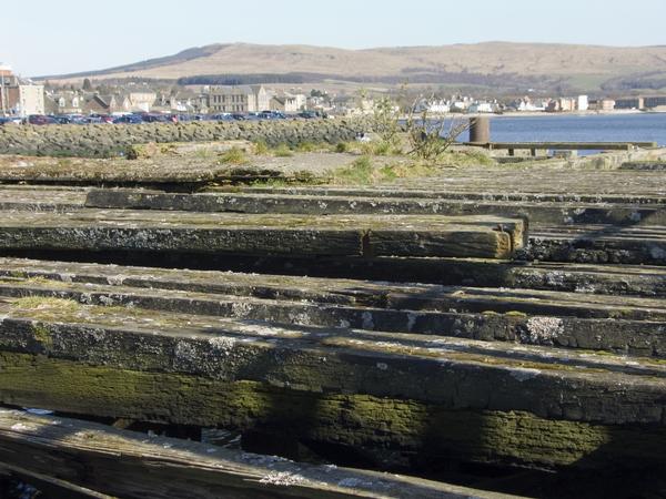 Abandoned Pier on the quayside, Helensburgh, Scotland