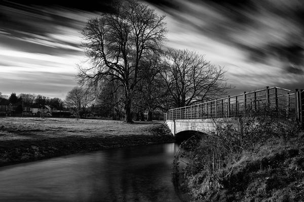 Black and White photo of Gadebridge Park