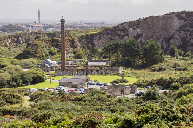 View from Holyhead Breakwater Country Park towards Holyhead