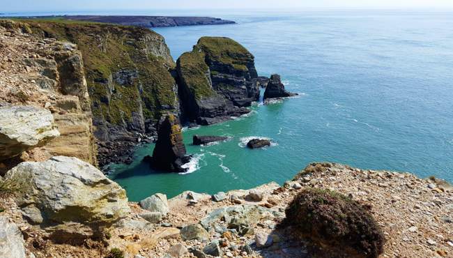 Cliffs near South Stack Lighthouse