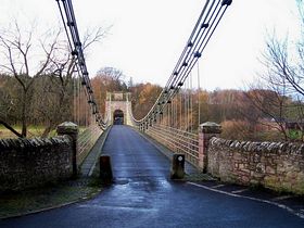 Chain Bridge, near Horncliffe &copy; David Chatterton 
