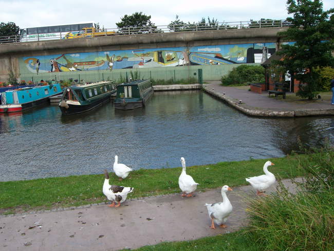 The Canal Bridge Painting &copy; Shirley Leedham