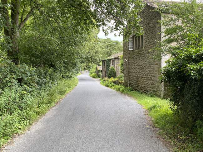 Country lane near Ilkley