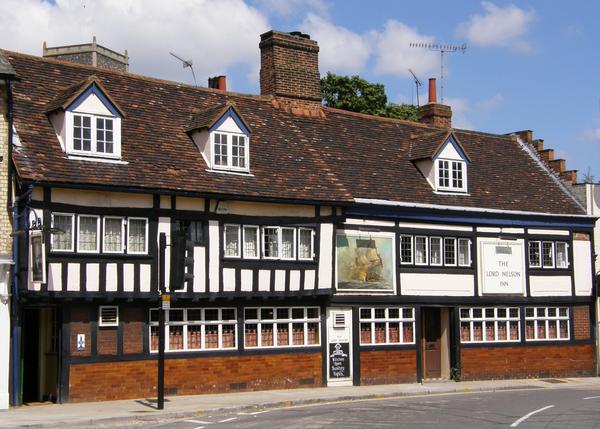 The Lord Nelson Inn in Ipswich