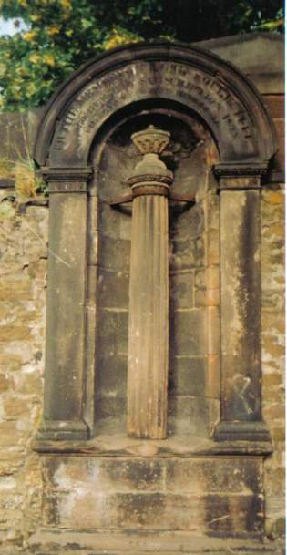 Soulis Cross on High Church, Kilmarnock