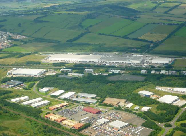 Tesco Distribution Centre in Livingston