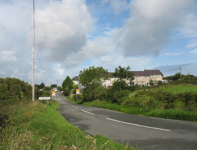 Approaching Llanddona