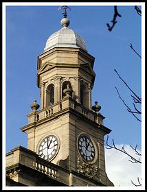 Town Hall clock Llanelli &copy; Gary Martin
