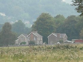 Houses in Llangattock &copy; Anthony Smith 
