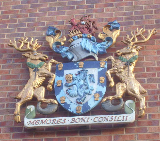 Macclesfield coat of arms &copy; Dale Miles