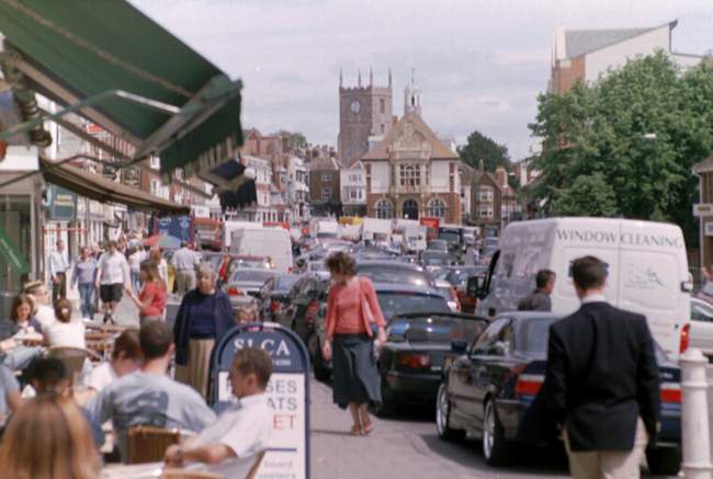 Busy market day &copy; David Oakley-Hill