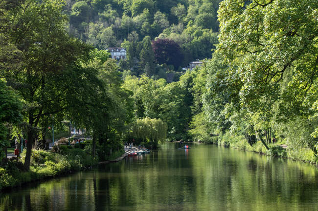 By the river at Matlock Bath