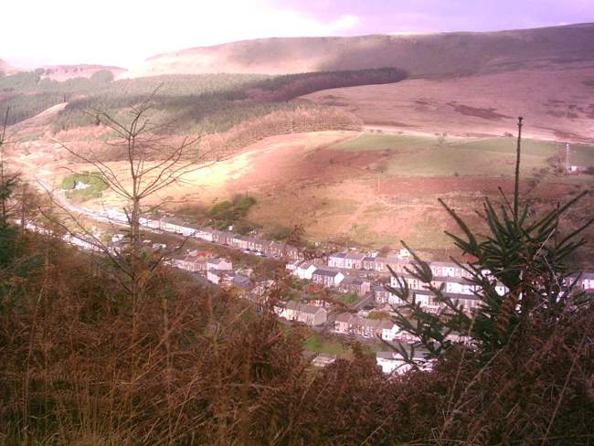 View over Nantymoel &copy; Karen Steadman