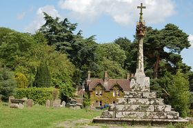 'THE CATHEDRAL OF THE FOREST' PREACHING CROSS &copy; John F. Wake