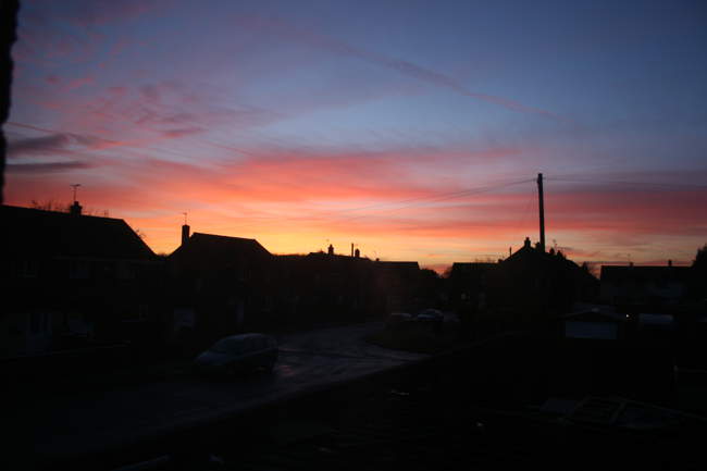 Sunset over Washington Drive &copy; Gary Hutchinson