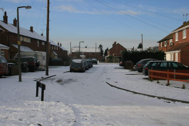 Washington Drive in the snow &copy; Gary Hutchinson