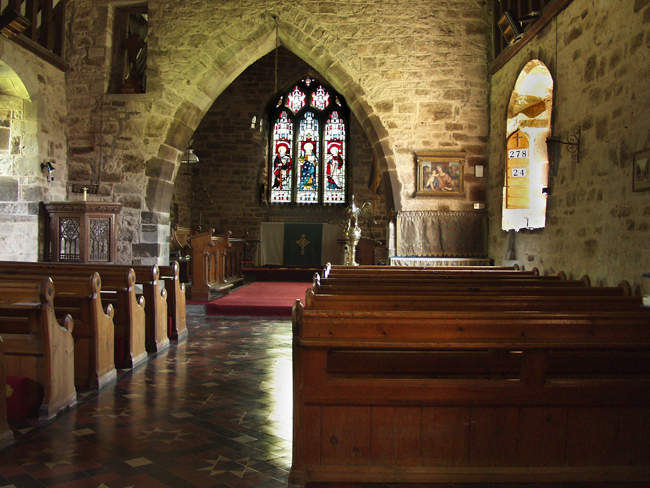 Interior of the Church of St James the Great, Ocle Pychard, Herefordshire &copy; Geoffrey Loyd