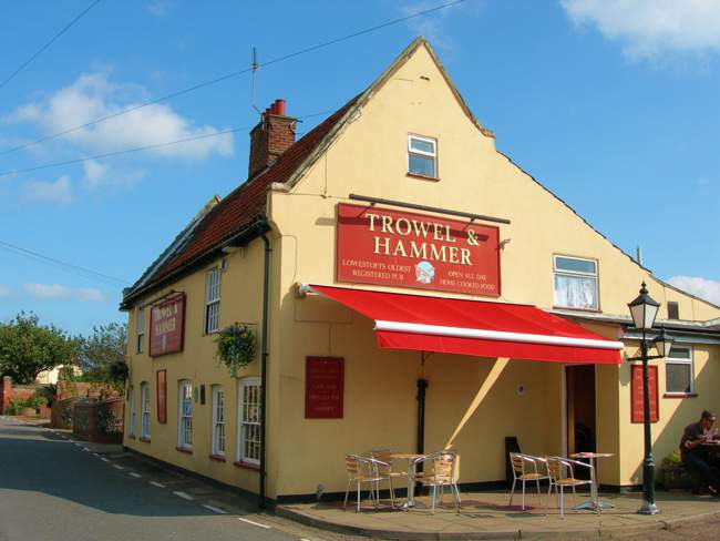 The Trowel and Hammer. &copy; Peggy Cannell 