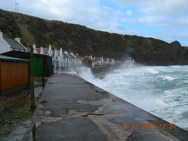 Pennan in a storm &copy; Susan Johnson