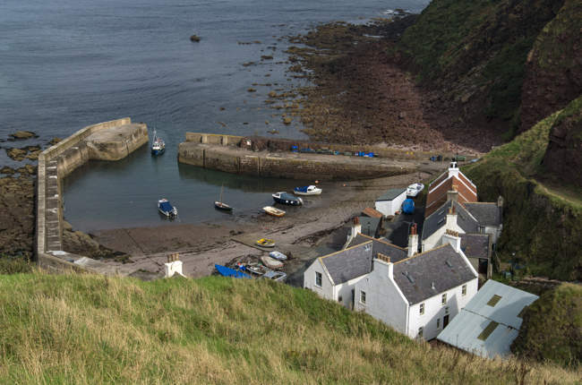 Pennan Harbour
