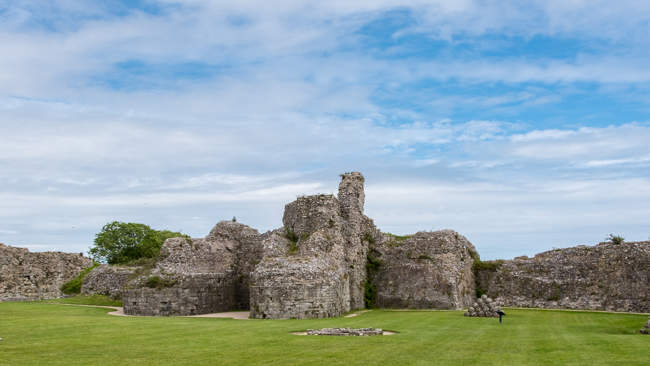 Medieval Pevensey Castle