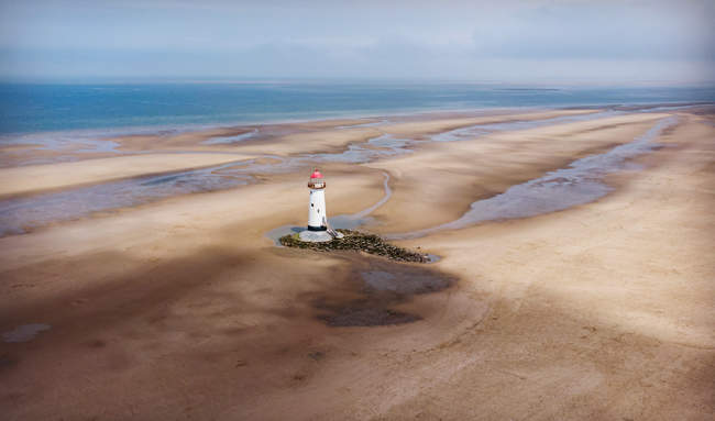 Talacre Lighthouse And The Beach
