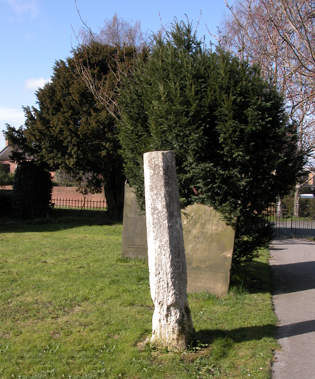 base of cross, Riccall churchyard &copy;  Peter R. Williamson 2007 