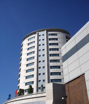 Modern residential building, in Romford town centre.