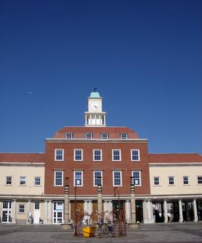 Traditional style office building, in Romford market.