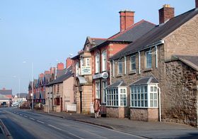 Ruabon High street &copy; Dale Miles