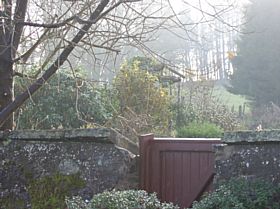 Morning view from a Garden in Rumbling Bridge &copy; Shaun Butler
