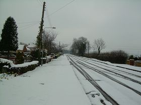 Snow Coverd Ramper Road &copy; Toke Enstone