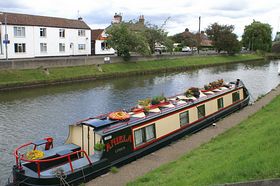 The Canal in Saxilby &copy; Roland Overvoorde