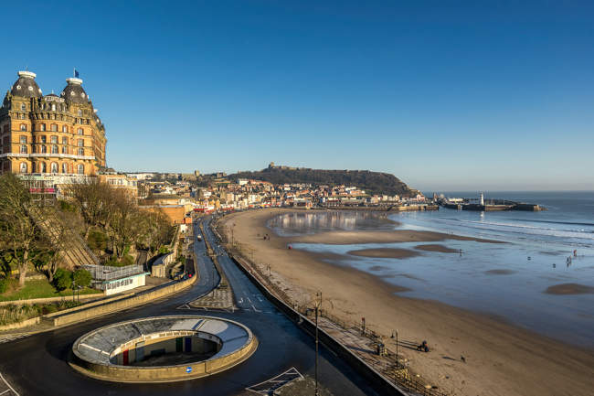 Looking across Scarborough Beach