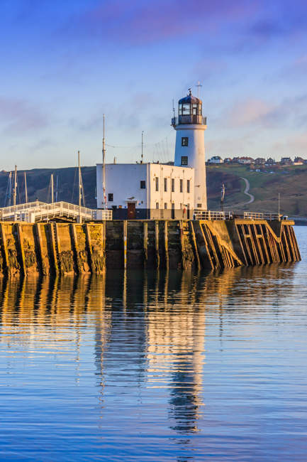 Sunset over Scarborough Lighthouse