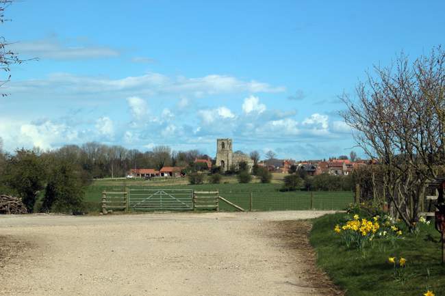 Skipsea from the west.