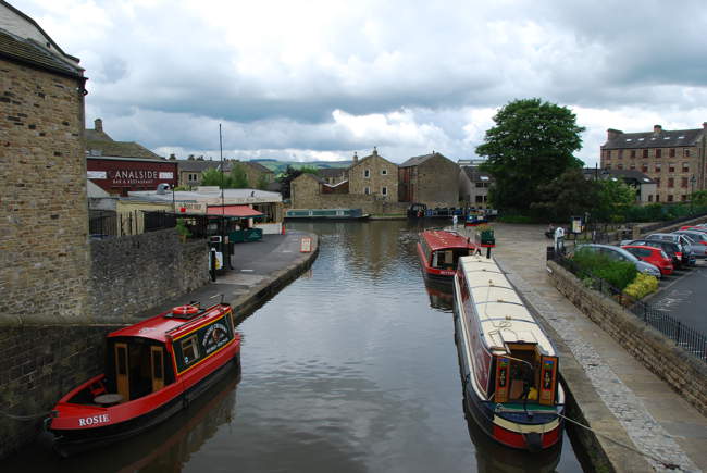 Barges on the Canal at Skipton. &copy; Mr Philip Moon ( Hkt,B )