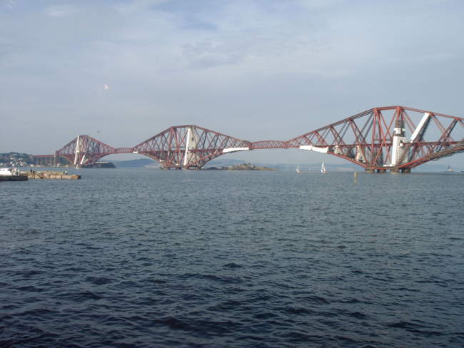 The Forth Rail Bridge from South Queensferry High Street © Mrs Calmyn Lamb The Forth Rail Bridge from South Queensferry High Street © Mrs Calmyn Lamb