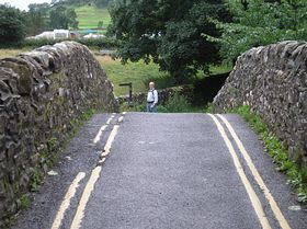 the bridge at Stainforth, over the river Ribble &copy; Willemina Venema