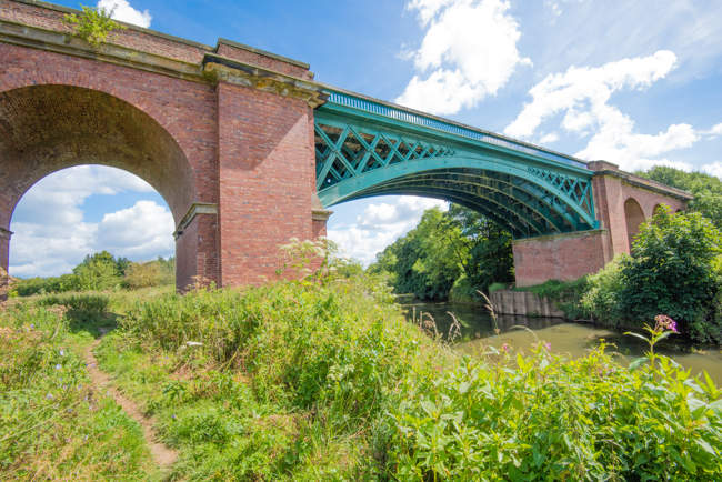 Disused railway viaduct