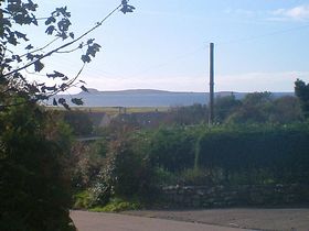 A view from the top of the village looking out to Cara &copy; Jim Ewart