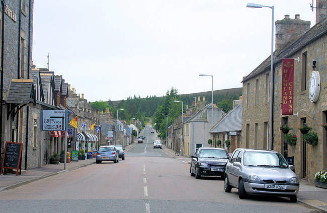 View of Tomintoul &copy; John McLeish www.images-scotland.com