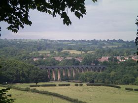 Trevor and the aqueduct &copy; Philip Cookson