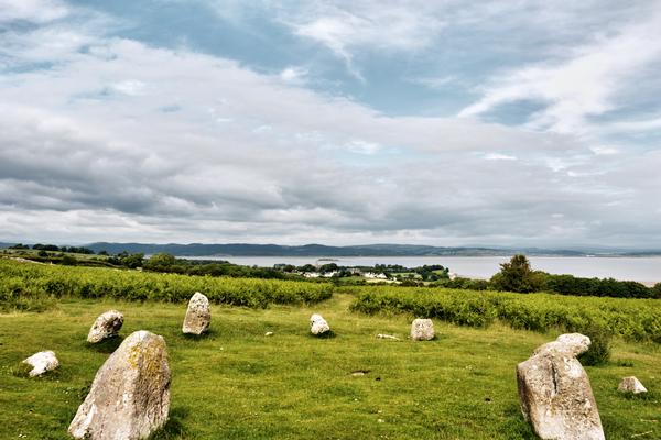Birkrigg bronze age stone circle near Ulverston, Cumbria, England